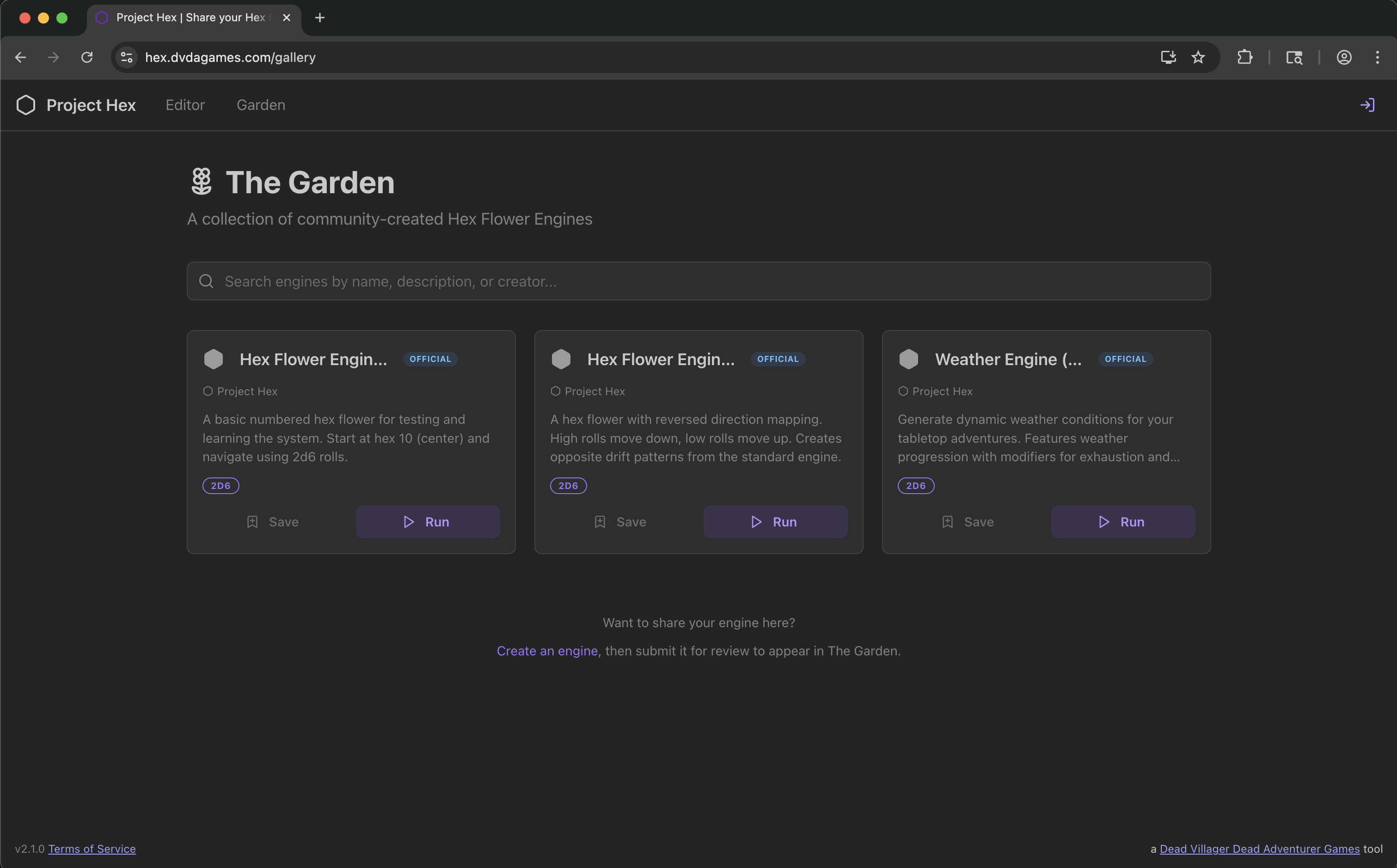 Cover Image for Hex v2 Web Application